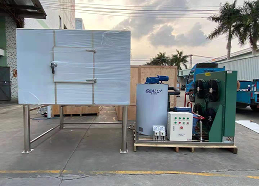 广西某化工厂3吨片冰机案例