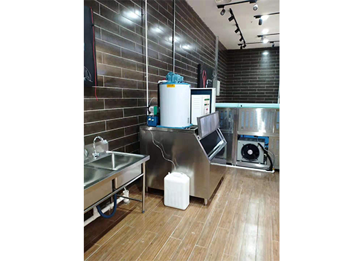 广东某超市1吨片冰机案例