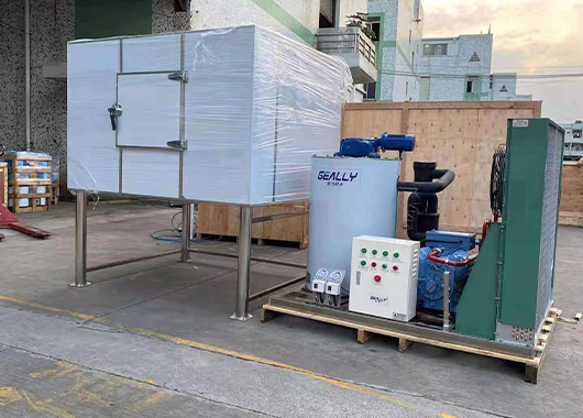 广西某化工厂3吨片冰机案例